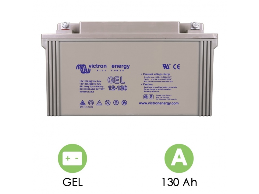 BATTERIE DÉCHARGE LENTE VICTRON ENERGY AGM 12V 130AH