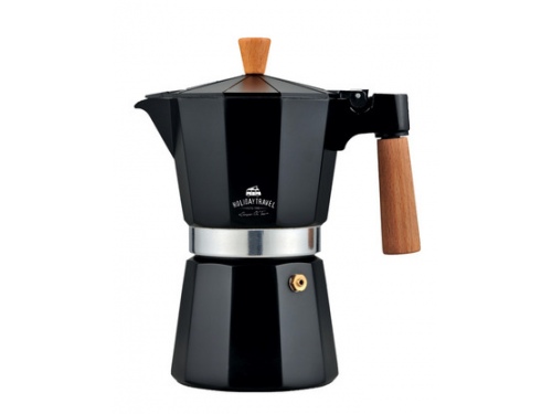 Cafetière italienne noir mat 6 tasses