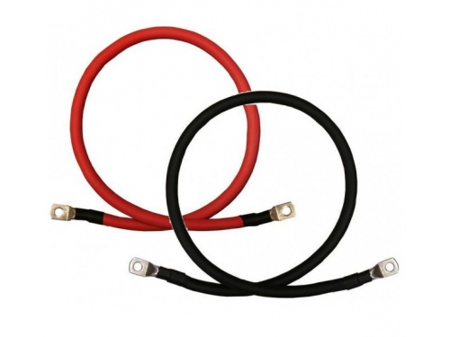 Strap batterie 16mm² 50cm Noir ou Rouge ENERGIE MOBILE