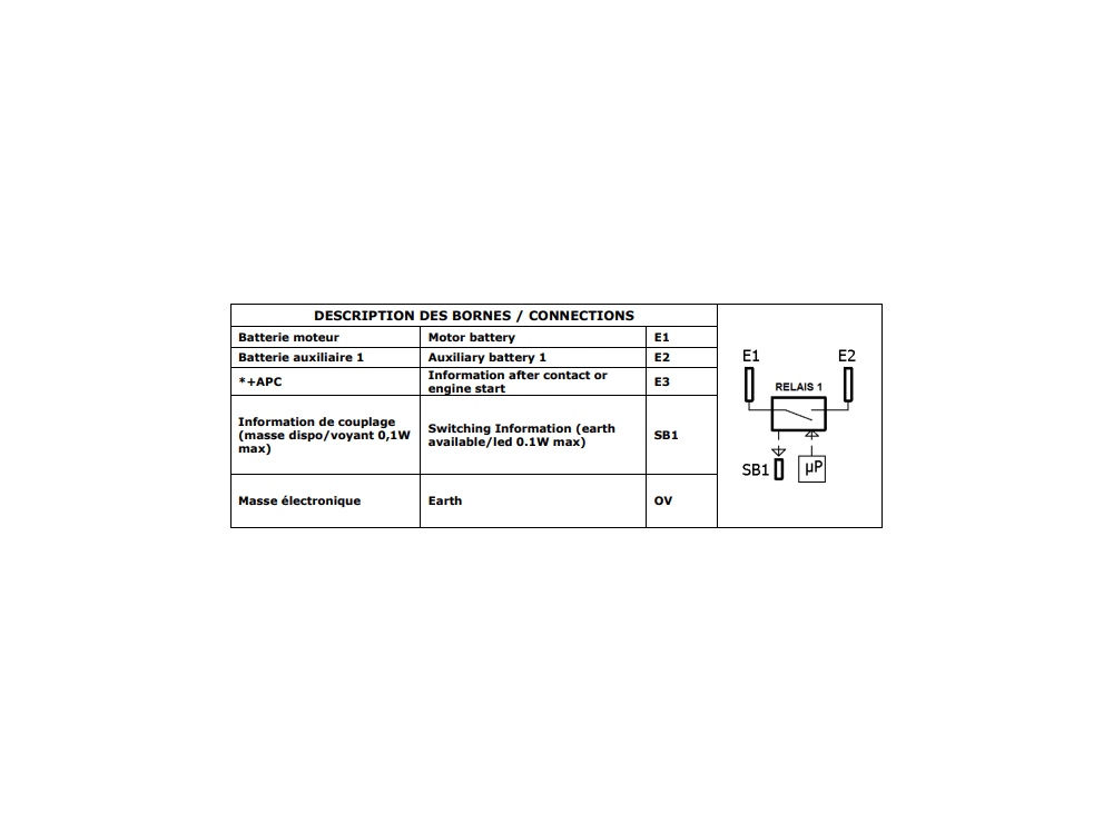 OSCULATI coupleur séparateur de batterie 12-24V 160A - H2R Equipements