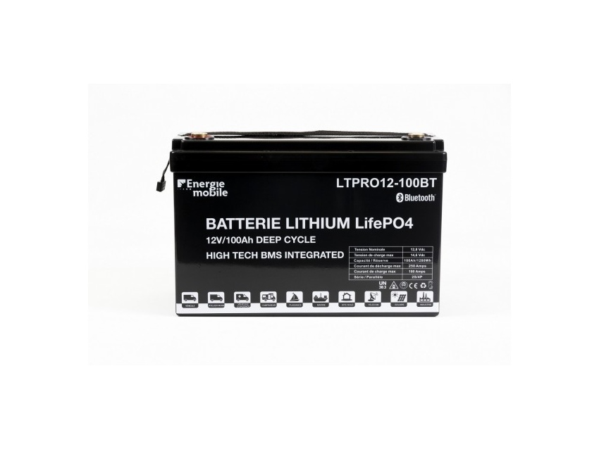 12V 110AH BLUETOOTH Lithium Leisure Battery LiFePO4 - Eco Tree