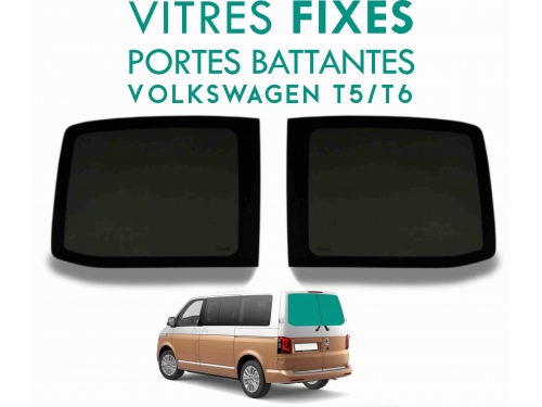 Vitres portes battantes Volkswagen Transporter T5 T6