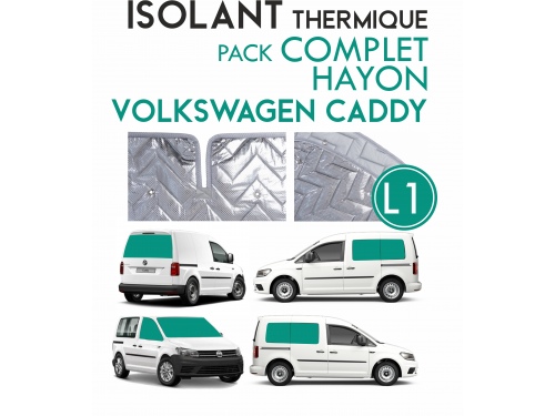 8 Pièces. Hayon. L1H1.ISOLANT THERMIQUE ALU VOLKSWAGEN CADDY 4