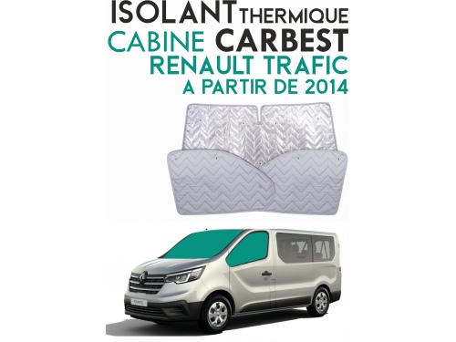 Isolant thermique alu CARBEST cabine Renault Trafic à partir de 2014