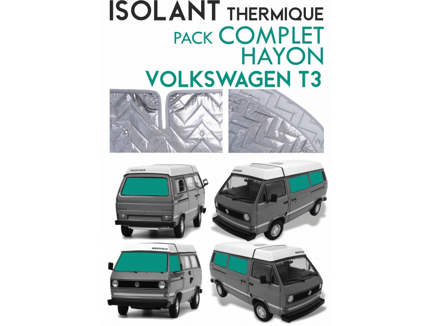 Modifier : 8 Pièces. T3 .ISOLANT OCCULTANT THERMIQUE ALUMINIUM VOLKSWAGEN TRANSPORTER T3