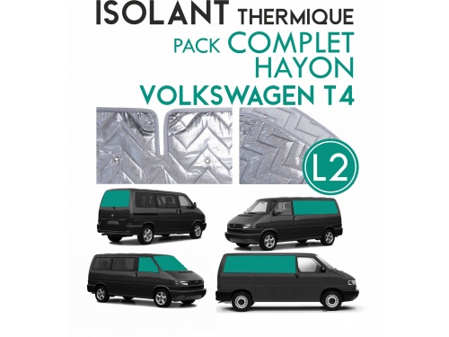 8 Pièces. Hayon. L2H1.ISOLANT THERMIQUE ALU VOLKSWAGEN T4