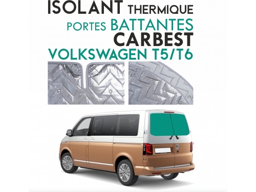 Isolant thermique alu Volkswagen T5 - T6 Portes battantes arrières