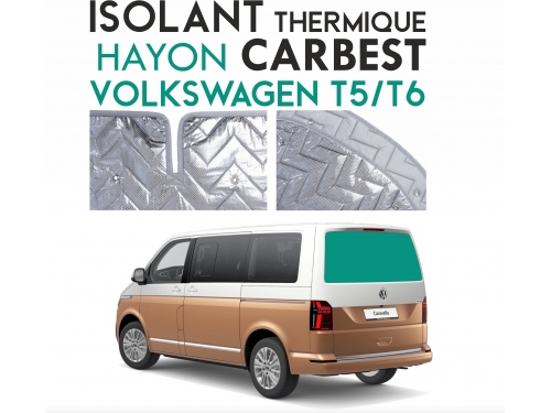 Isolant thermique alu Volkswagen T5 - T6 Portes battantes arrières