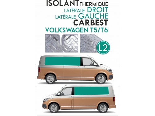 ISOLANT THERMIQUE VOLKSWAGEN T5 ET T6 A PARTIR DE 2003 EMPATTEMENT LONG