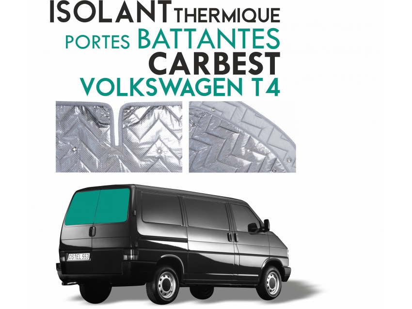 Isolant thermique CARBEST portes battantes Volkswagen T4 à partir de 1990