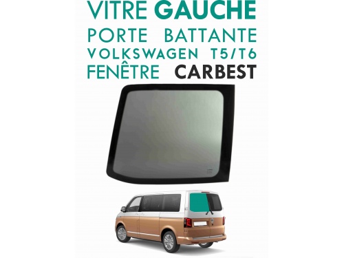 Vitre porte battante arrière gauche Volkswagen Transporter T5 T6