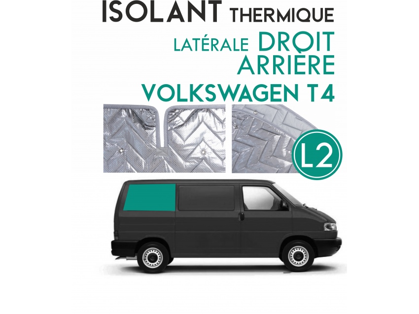 Isolant thermique Volkswagen T4 de 1990-03 cloison droite arrière  à empattement long