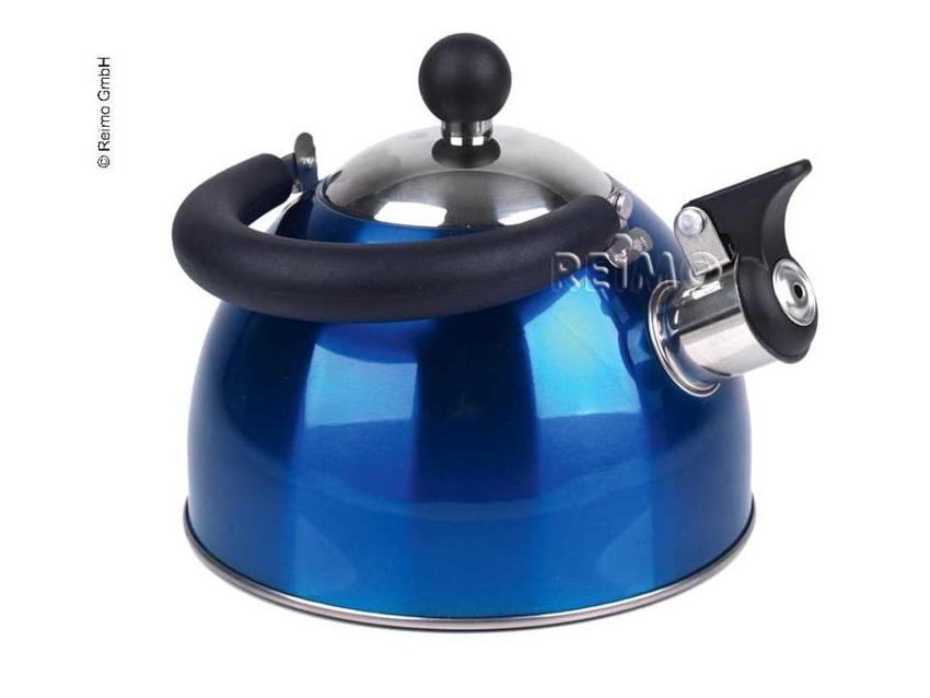 Bouilloire inox à sifflet 1,5 litre induction avec anse rabattable - Tom  Press