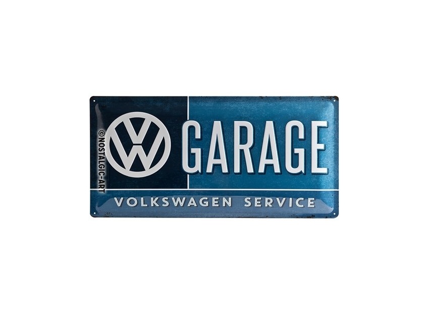 Plaque émaillée 50 X 25 cm collection Volkswagen Service