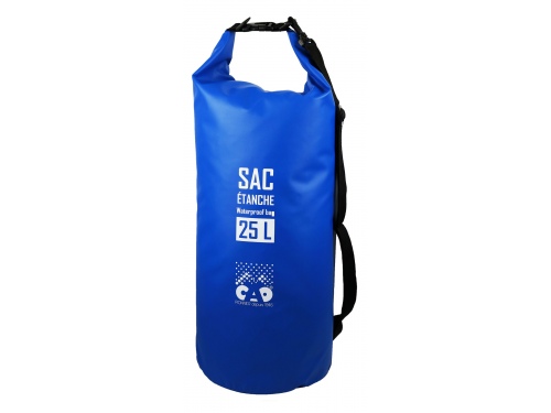 Sac étanche bleu de 25 litres