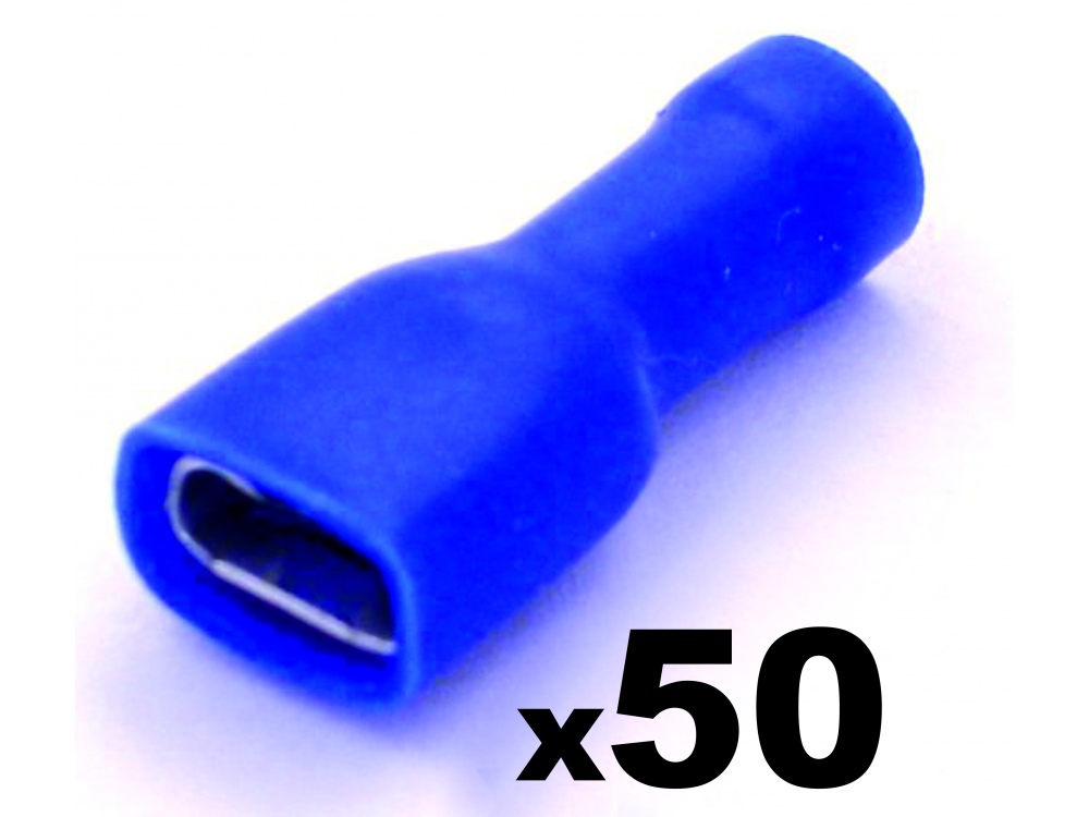 Cosse à sertir bleu trou de 8mm pour 2.5mm²
