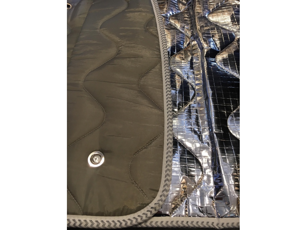 ISOCAMP® Rideaux de protection thermique isolation des vitres tapis  thermiques calorifuges VW T6 / T6.1 fourgon fourgon anti-froid