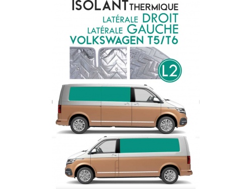 ISOLANT THERMIQUE VOLKSWAGEN T5 ET T6 A PARTIR DE 2003 EMPATTEMENT LONG